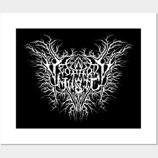 JEOPARDY MUSIC death metal logo Posters and Art